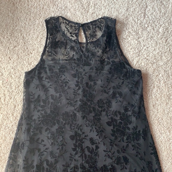 Kohl’s Speechless S Black Lacy Velvet Dress - Picture 5 of 7